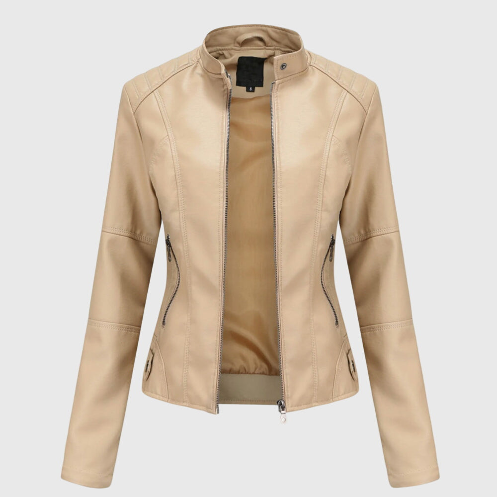 Georgette - Veste en Cuir Élégante pour Femmes