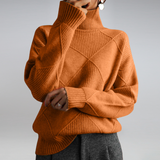 Myla - Pull Col Roulé, Chaud & Élégant pour Femme