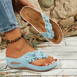 Émilienne - Sandales Confortables Fleuries