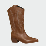 Prudence - Bottes western en cuir
