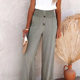 Noëlle - Pantalon Taille Haute Détendu