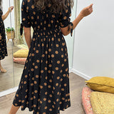Monique - Robe Élégante à Pois
