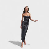 Carmelle - Robe en satin sans manches