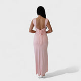 Solène - Robe longue à dos ouvert