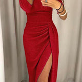Natacha - Robe chic à épaules dénudées