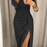 Natacha - Robe chic à épaules dénudées