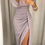 Nathalie - Robe chic à épaules dénudées