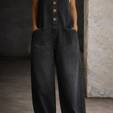 Élise - Salopettes en Coton Vintage Lavées