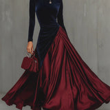 Lucrèce - Robe Longue Bicolore