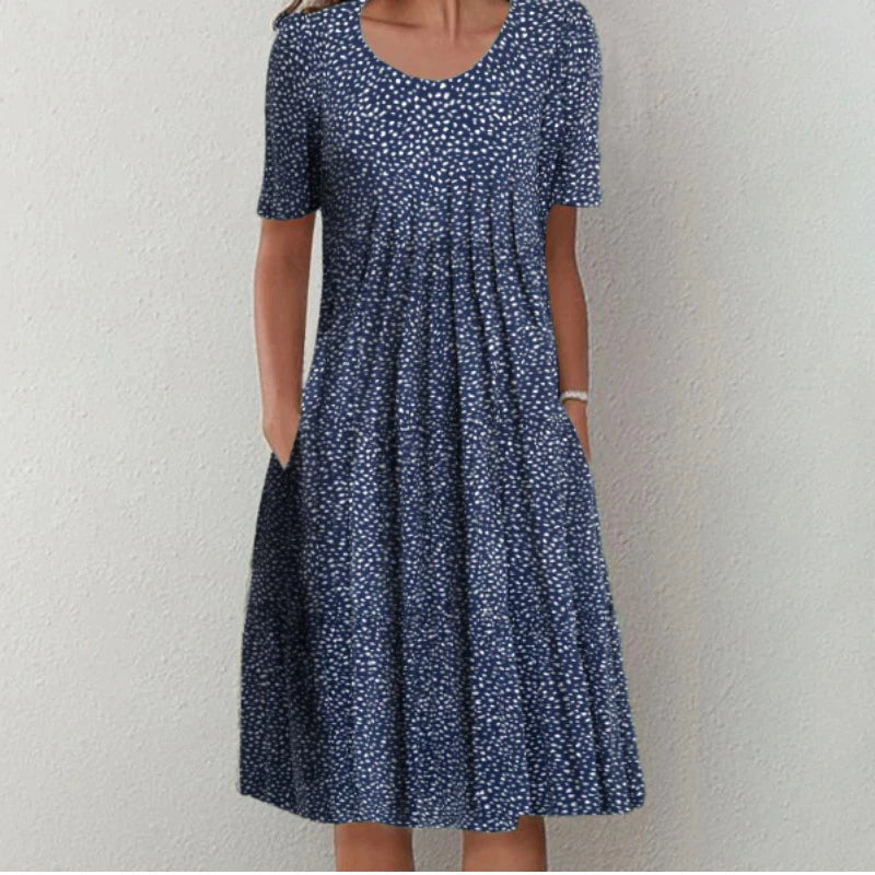 Marthe - Robe Midi à Volants