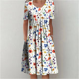 Marthe - Robe Midi à Volants