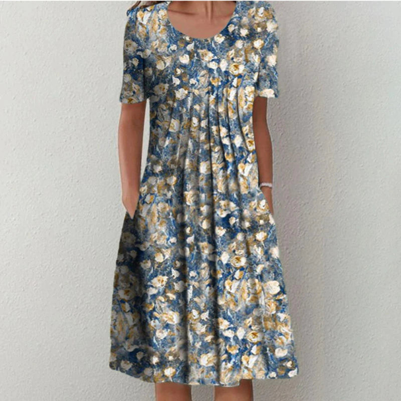 Marthe - Robe Midi à Volants