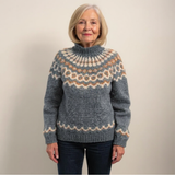 Cyprienne - Pull en laine d'esprit vintage