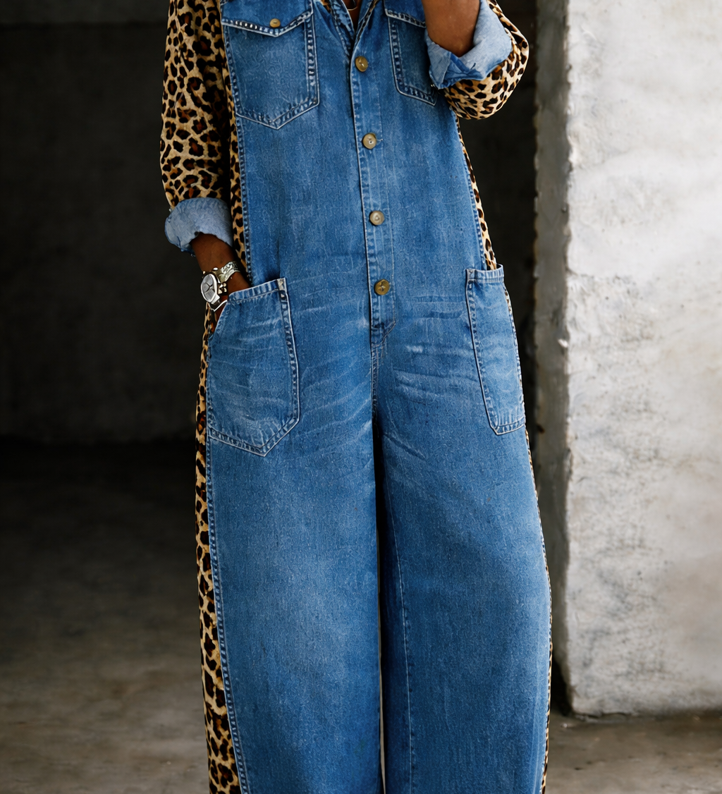 Inès - Combinaison en Denim