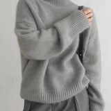 Amélie - Pull Col Roulé en Cachemire Luxueux