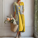 Paulette - Robe en Lin Décontractée