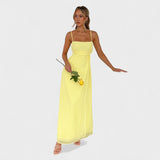 Florentine - Robe maxi jaune