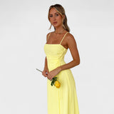 Florentine - Robe maxi jaune
