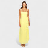 Florentine - Robe maxi jaune