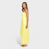 Florentine - Robe maxi jaune