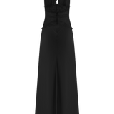 Velyne - Robe en dentelle et satin