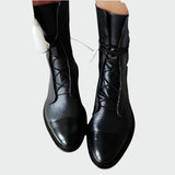 Yvette - Bottes orthopédiques en cuir