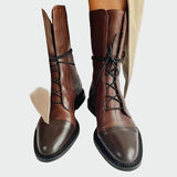 Yvette - Bottes orthopédiques en cuir
