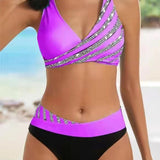 Manon - Bikini Imprimé en Teintes Chaudes