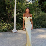 Barbara - Robe Maxi en Satin