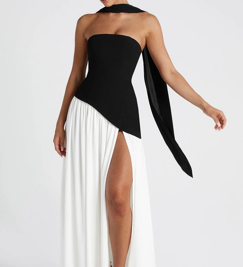 Amélie - Robe Longue Sophistiquée