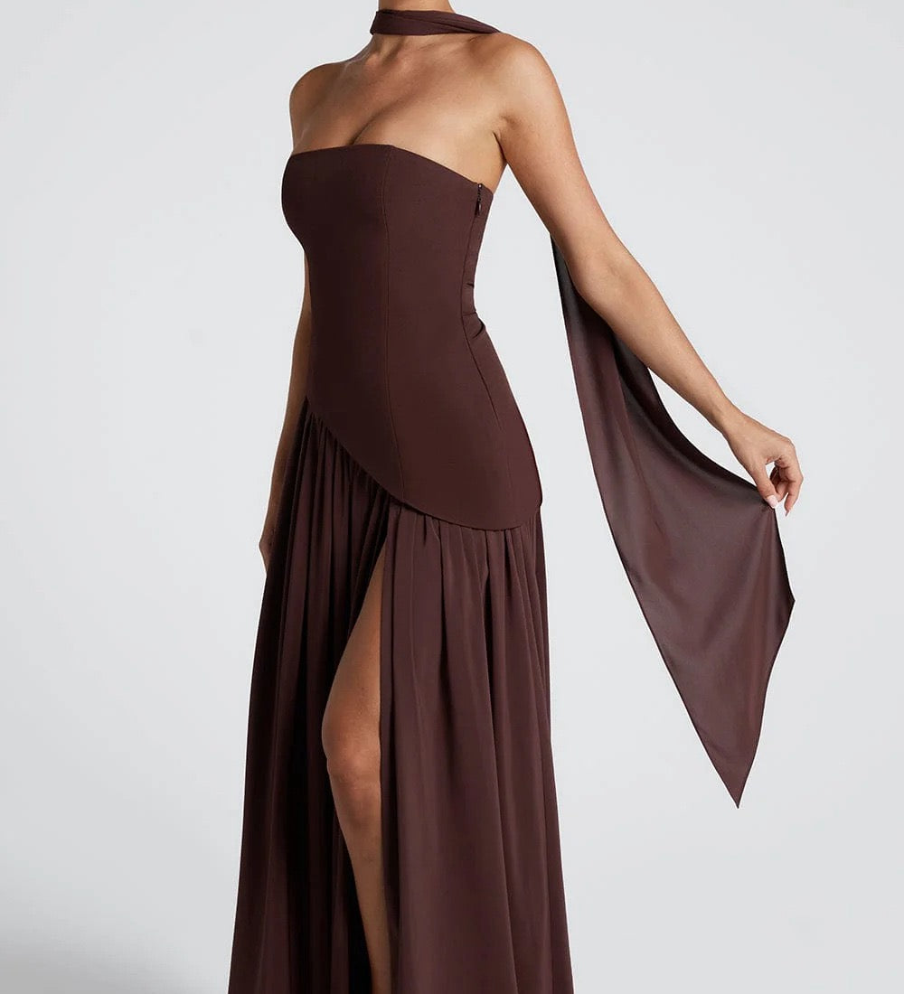 Amélie - Robe Longue Sophistiquée