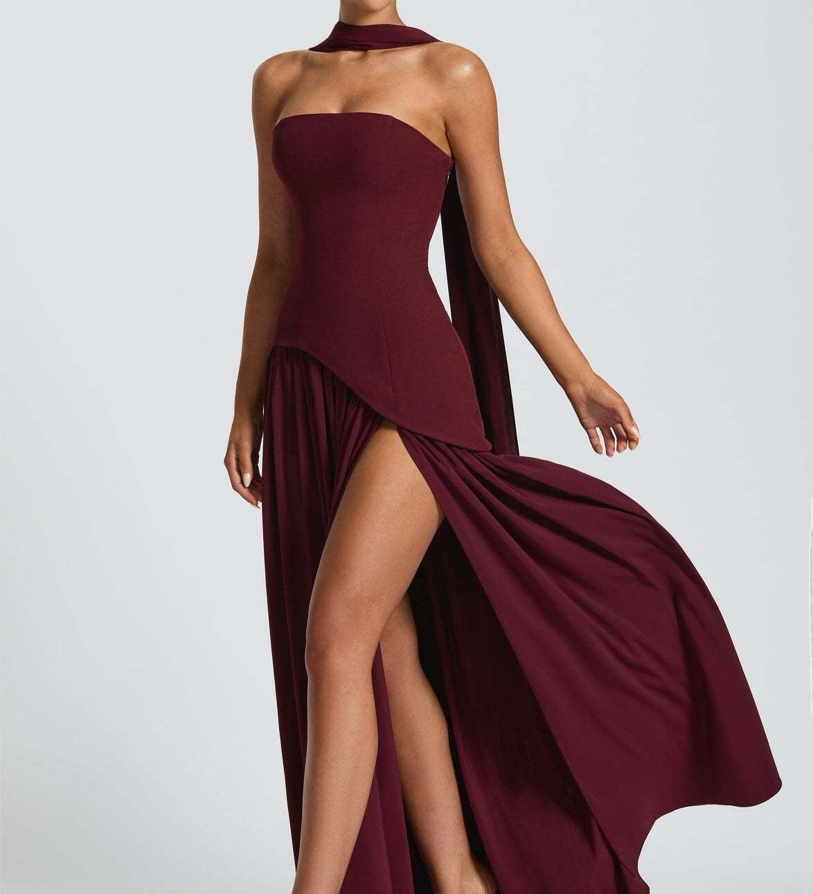 Amélie - Robe Longue Sophistiquée