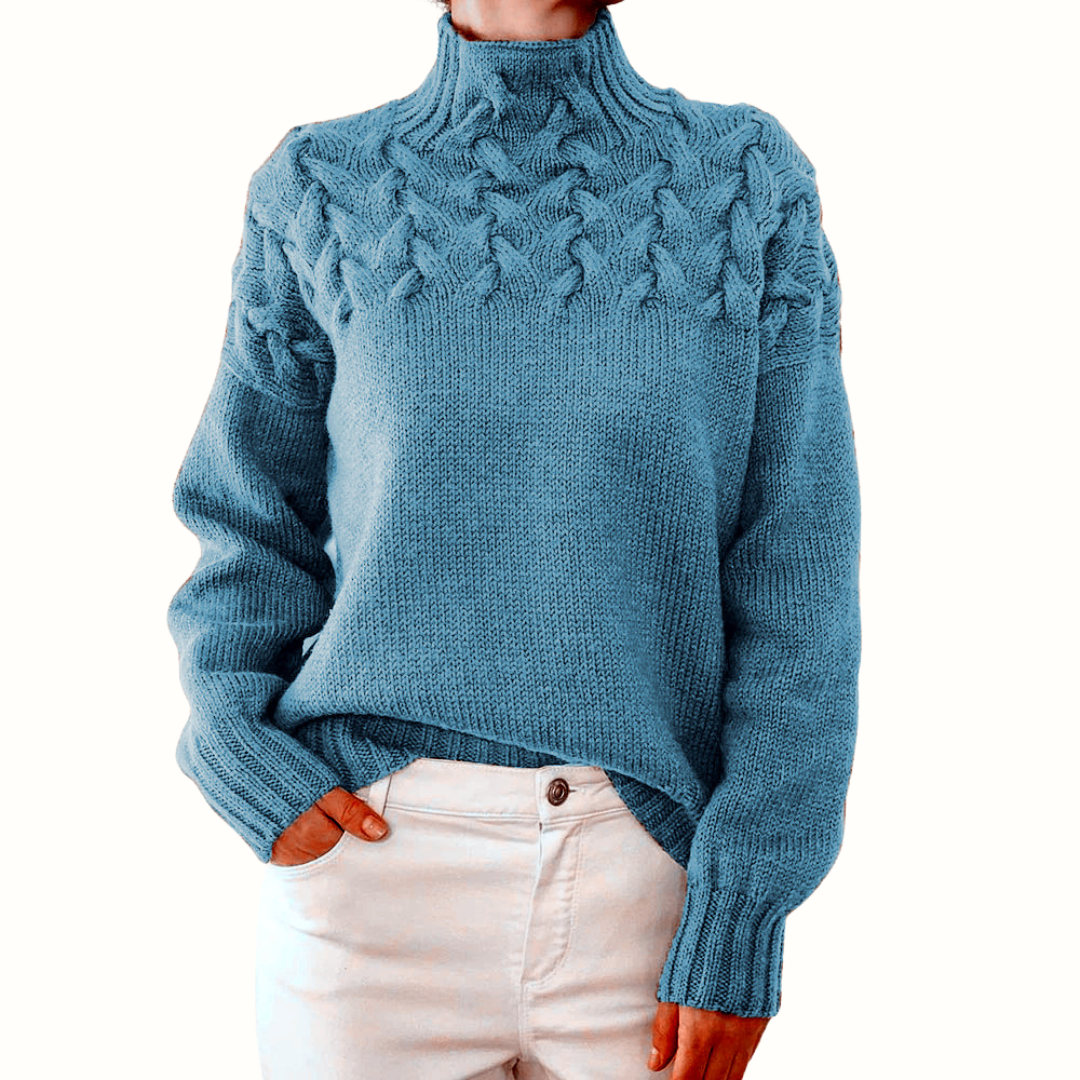 Hélène - Pull Col Roulé Chaud
