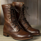 Amara - Bottes à lacets élégantes avec une sophistication urbaine intemporelle