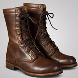 Amara - Bottes à lacets élégantes avec une sophistication urbaine intemporelle