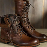 Amara - Bottes à lacets élégantes avec une sophistication urbaine intemporelle