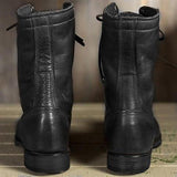 Amara - Bottes à lacets élégantes avec une sophistication urbaine intemporelle