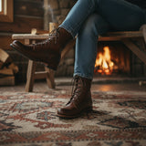 Amara - Bottes à lacets élégantes avec une sophistication urbaine intemporelle