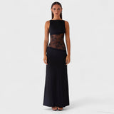 Lucie - Robe longue en dentelle