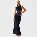 Lucie - Robe longue en dentelle