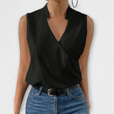 Loretta - Haut V-neck sophistiqué