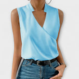 Loretta - Haut V-neck sophistiqué
