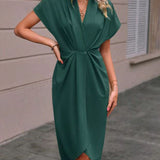 Maïa - Robe Midi Enveloppe