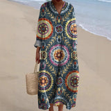 Paloma - Robe Boho avec Imprimé Ethnique