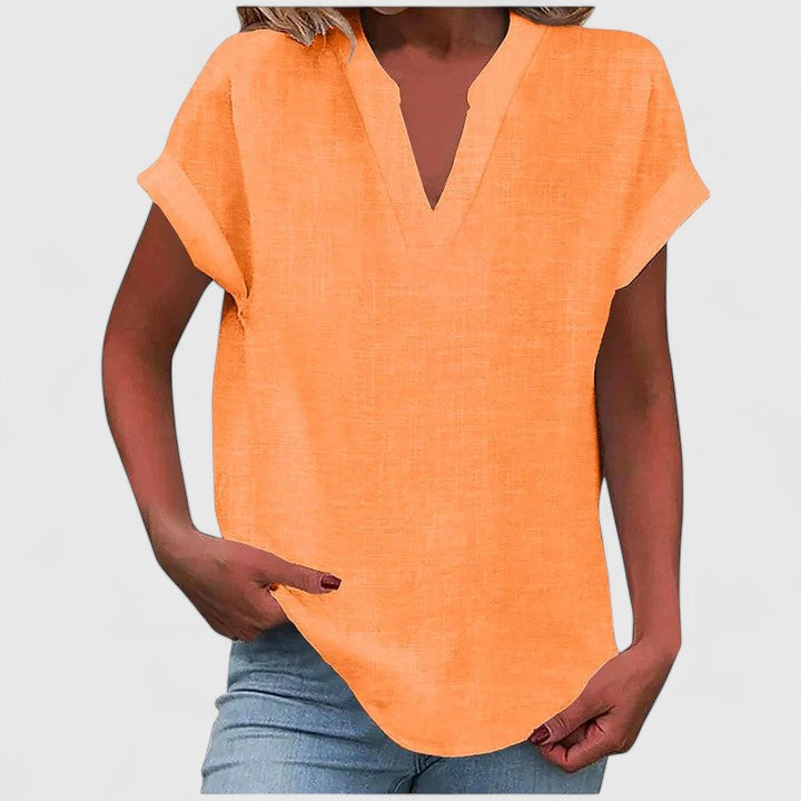 Xavinah - Blouse V-Neck Confortable