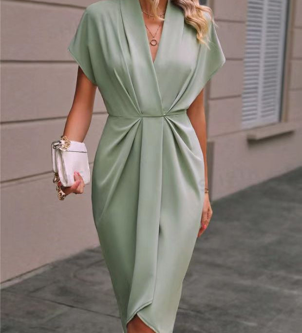 Maïa - Robe Midi Enveloppe