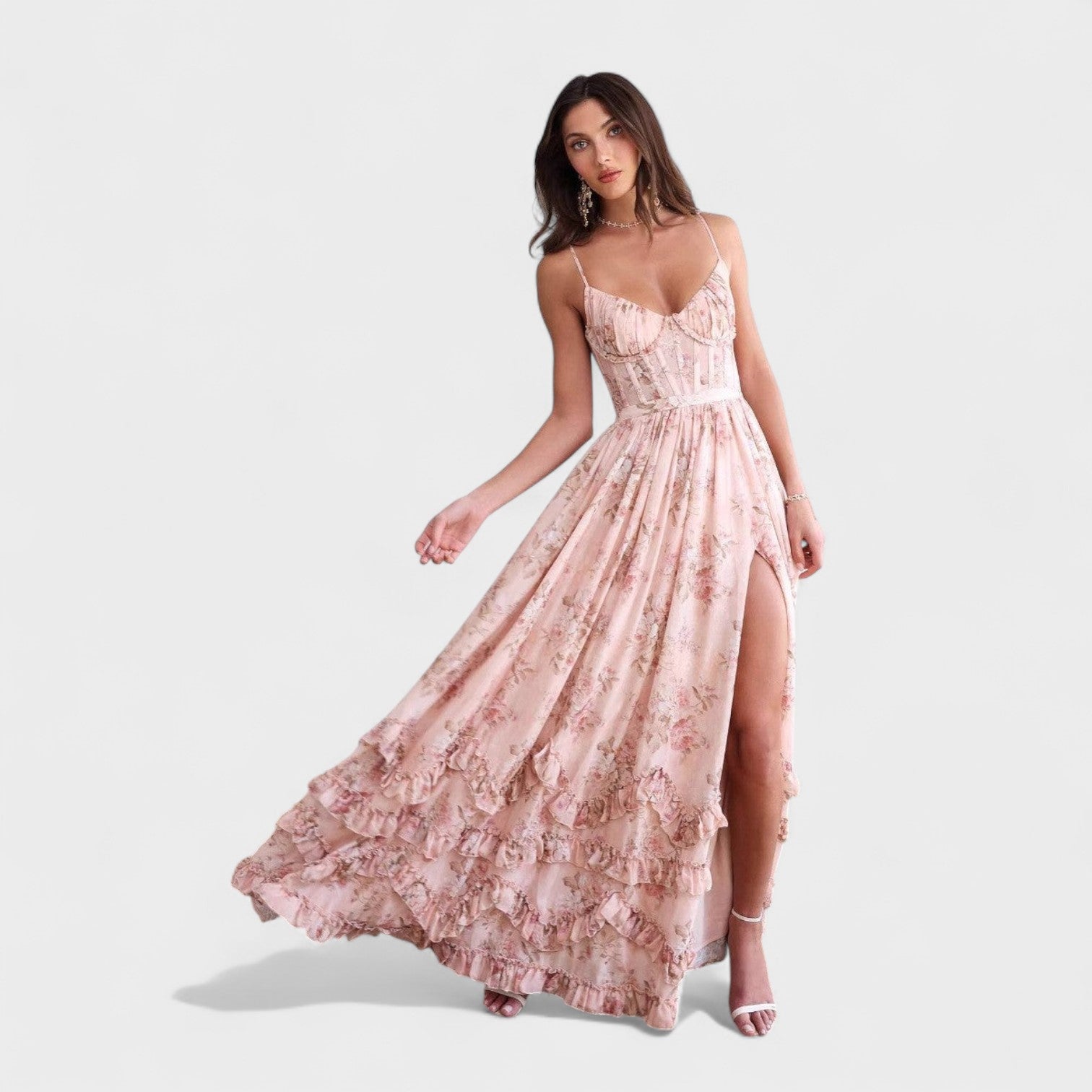 Florence - Robe longue bohème fendue