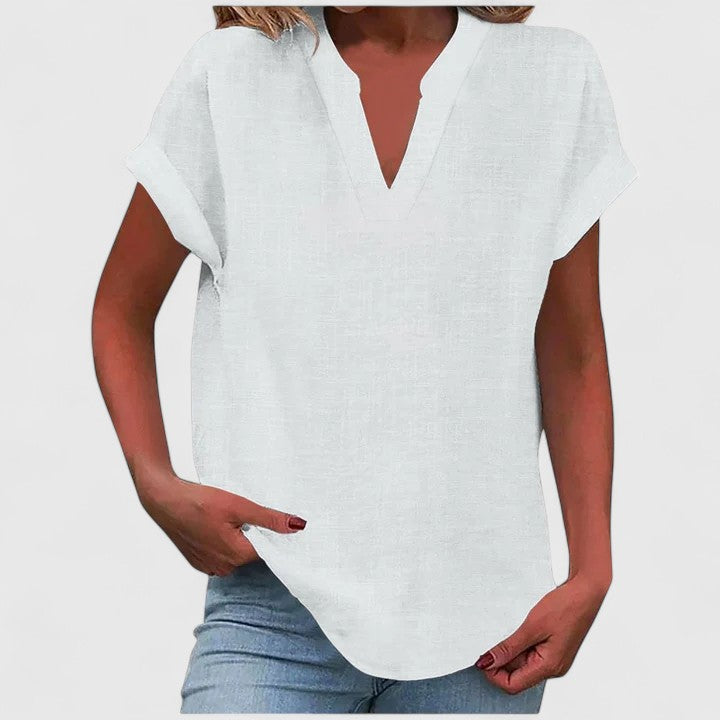 Xavinah - Blouse V-Neck Confortable