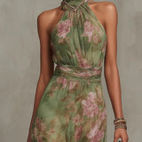 Anne - Robe maxi plissée