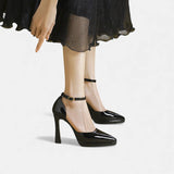Evette - Talons en Cuir